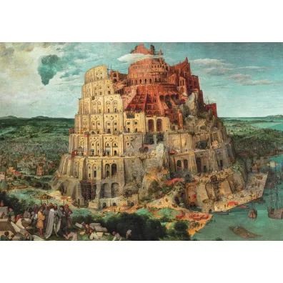 Puzzle 1500 el. Muzeum Bruegel The Tower of Babel 31691 Clementoni