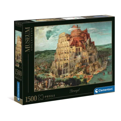 Puzzle 1500 el. Muzeum Bruegel The Tower of Babel 31691 Clementoni
