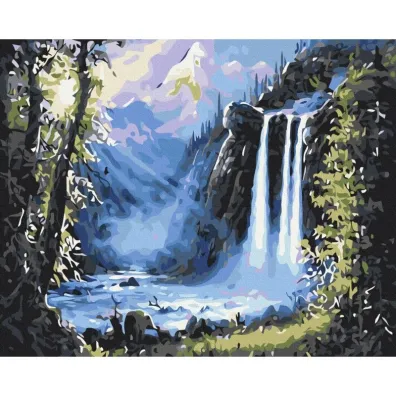 Brushme Malowanie po numerach - Magia Przyrody 40x50cm