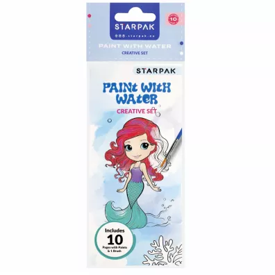 Zestaw kreatywny do kolorowania malowanie wod�   p�dzelek Girl STARPAK 529934
