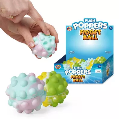 Kolorowa pi�eczka z b�belkami do wciskania Pop it One for Fun