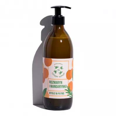 Mydlarnia 4 Szpaki Mydo w pynie Rozmaryn i Mandarynka 500 ml