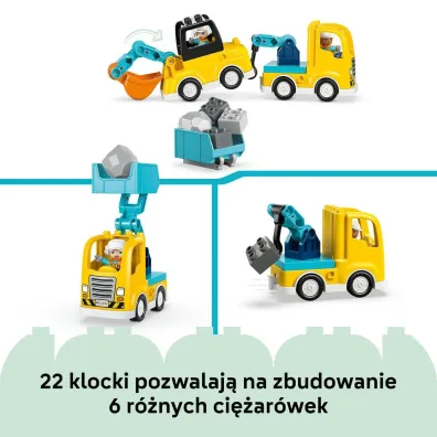 LEGO DUPLO Maszyny budowlane 3 w 1 10475
