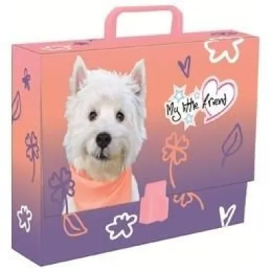 St. Majewski Teczka z r�czk� A4 XL My Little Friend Dog