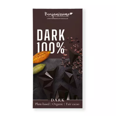 Benjamissimo Tabliczka gorzka 100 % bezglutenowa 60 g Bio