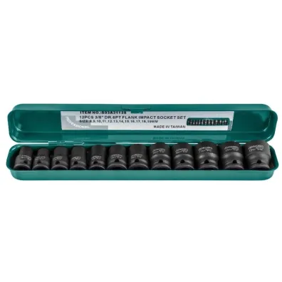 Jonnesway S03A3112S Zestaw 12szt. nasadek udarowych 3/8"