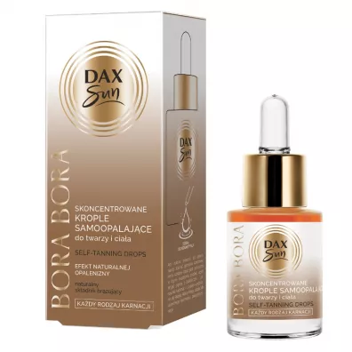 Dax Sun Skoncentrowane krople samoopalaj�ce do twarzy i cia�a Sun Bora Bora 15 ml
