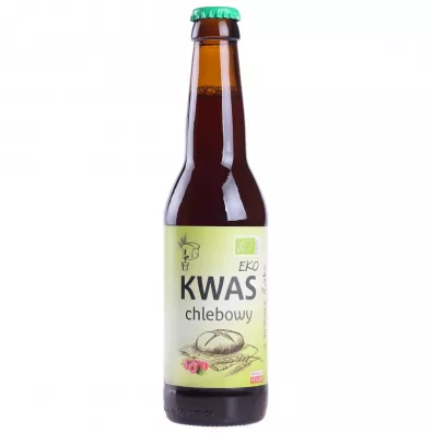 Eko Natura Kwas chlebowy z sokiem malinowym bezglutenowy 330 ml Bio