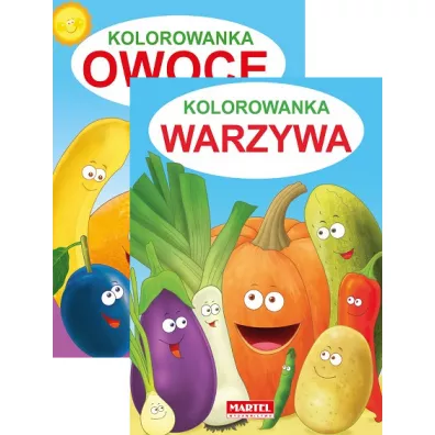 Pakiet Kolorowanka: Owoce, Warzywa - Jaros�aw �ukowski
