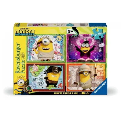 Puzzle 4x100 Minions Ravensburger
