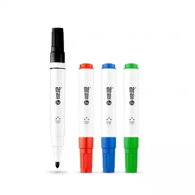 MemoBe Marker do tablic sucho�cieralnych i flipchart�w mm350 ko�c�wka okr�g�a zielony