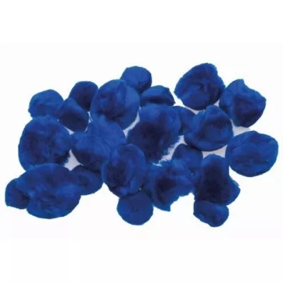 Brewis Pompony puszyste niebieskie 24 szt.