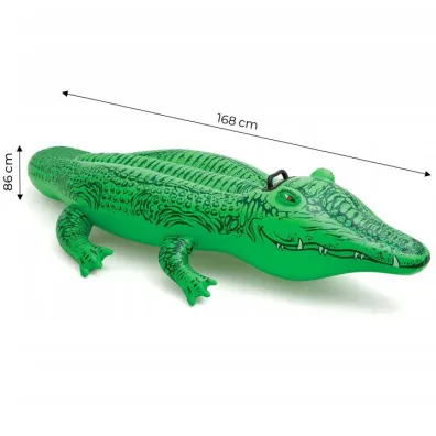 Intex Dmuchany aligator materac do p�ywania 168 cm 58546