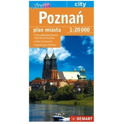 Plan miasta mapa Pozna� plastik
