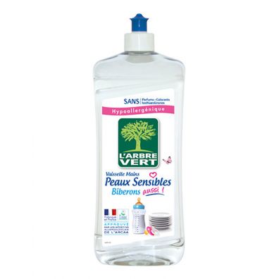 Larbre Vert Płyn do mycia naczyń i butelek do karmienia Sensitive 750 ml