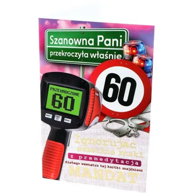 Yeku Karnet Urodziny 60
