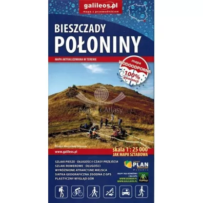 Bieszczady - Po�oniny - 1 : 25 000 - syntetyk 2023