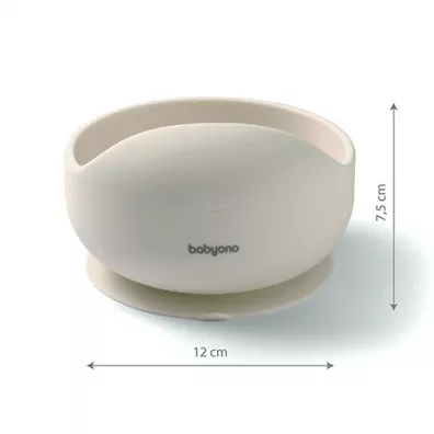 Babyono Silikonowa miseczka z przyssawk