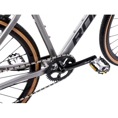 Romet Rower gravelowy BOREAS 2 2024 jasnografitowo-bordowy 52 M
