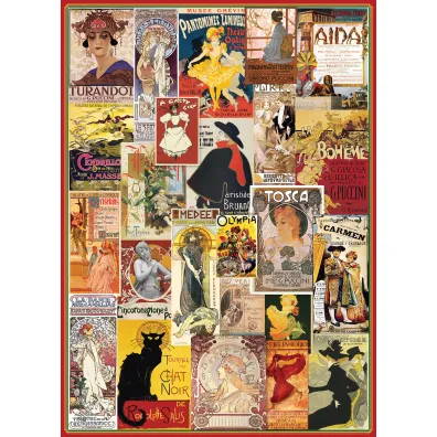 Puzzle 1000 el. Theater & Opera Vintage Art. Eurographics