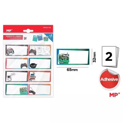 Mp Main Paper Naklejki na zeszyty Game