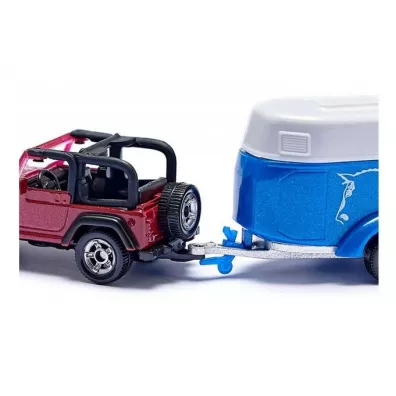 Siku 16 - Jeep z przyczep� na konie S1651