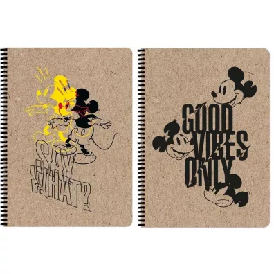 Koozeszyt A4/80K kratka Mickey Mouse Kraft (5szt)