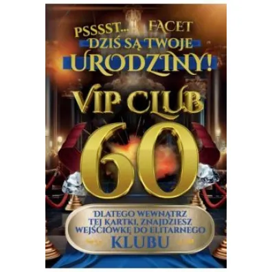 Yeku Karnet Urodziny 60 m�skie