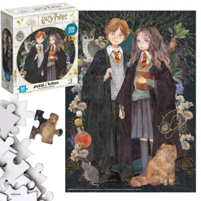 Puzzle 300 el. Harry Potter. Hermiona i Ron Dodo