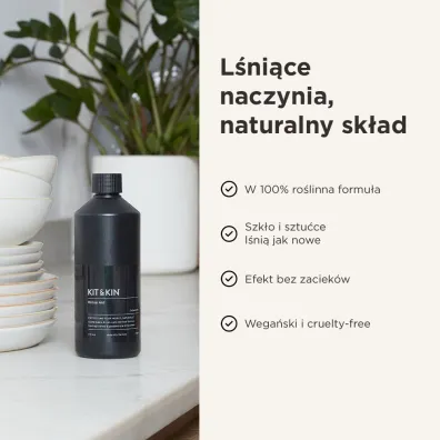 Kit and Kin Naturalny Nab�yszczacz do zmywarki 500 ml