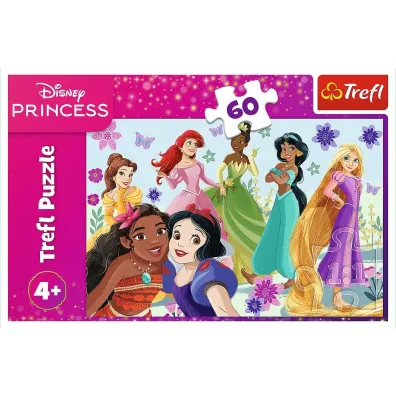 Puzzle 60 el. Ksie�niczki w akcji Trefl
