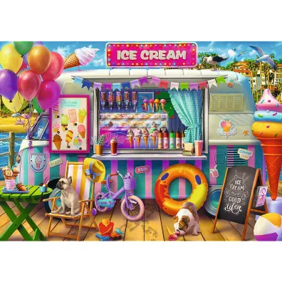 Puzzle 2x500 el. Wakacyjny czas Trefl
