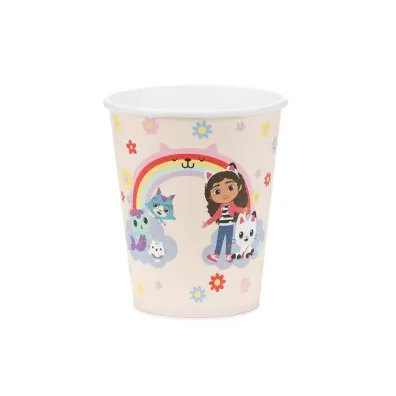 Kubeczki Koci Domek Gabi, mix, 250 ml  1 op. / 6 szt.