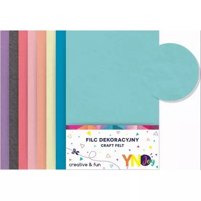 Noster Filc dekoracyjny Pastel YNJ 8 kolor�w