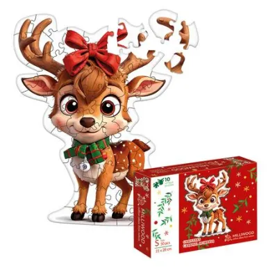 Puzzle 50 el. �wi�teczne - Karmelowy Reniferek Alexander