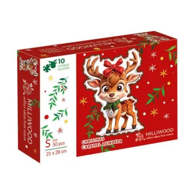 Puzzle 50 el. �wi�teczne - Karmelowy Reniferek Alexander