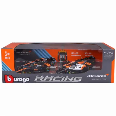 Bburago Model 1:43 zestaw Bolid�w F1 #4 Lando Norris Mclaren MCL36 MCL60  18-38096