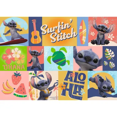 Puzzle 200 el. Hawajskie przygody Stitch Trefl