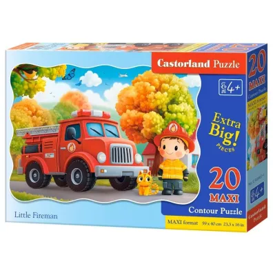 Puzzle 20 el. Maxi Little Fireman CASTORLAND C-02467