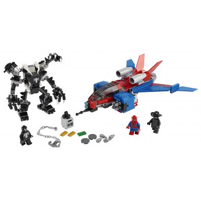 LEGO Super Heroes Pajczy odrzutowiec kontra mech Venoma 76150