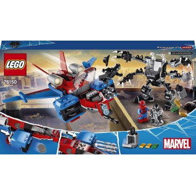 LEGO Super Heroes Pajczy odrzutowiec kontra mech Venoma 76150