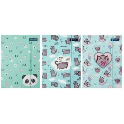 Astra Teczka z gumk� A4 Pastel Animals