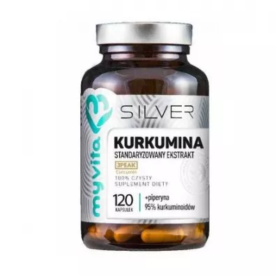 MyVita Silver Pure 100% Kurkumina - suplement diety 120 kaps.