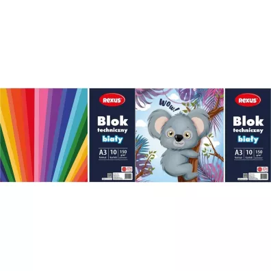 Beniamin Blok techniczny A3 biay 10 kartek