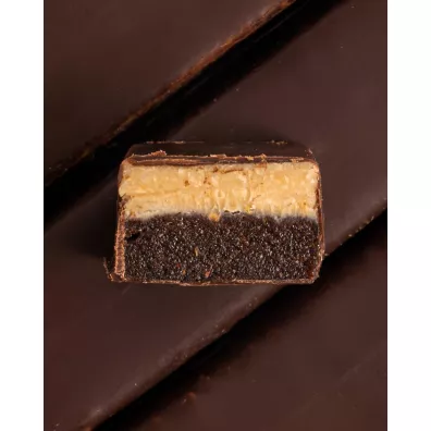 Fizi Baton w polewie czekoladowej Hazelnut + salt 45 g