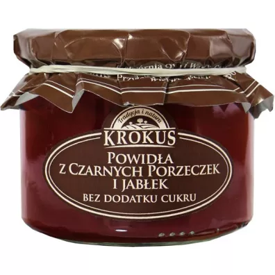 Krokus Powida z czarnych porzeczek i jabek bez cukru 310 g
