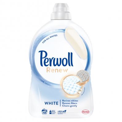 Perwoll Renew White Pynny rodek do prania (48 pra) 2.88 L