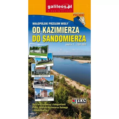 Mapa - Ma�opolski Prze�om Wis�y 1:150 000