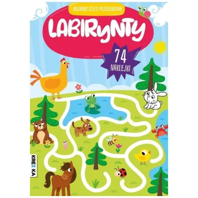 Labirynty. Kolorowy zeszyt przedszkolaka