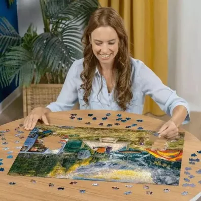 Puzzle 1000 el. Na kempingu Ravensburger
